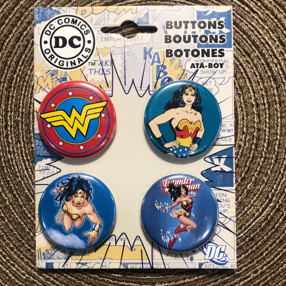Wonder Woman Buttons